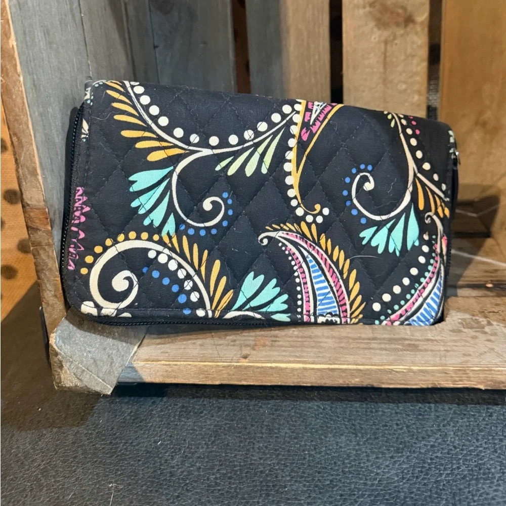 Vera Bradley Bandana Swirl Quilted Wallet - Picture 2 of 4